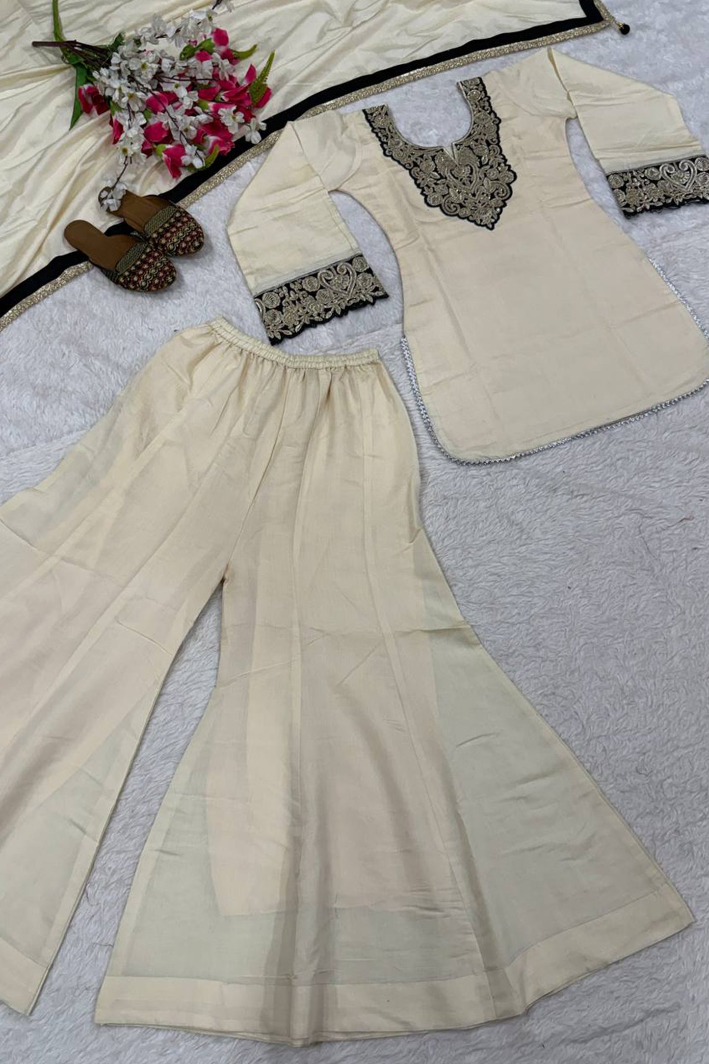 SHAFNUFAB Women's Georgette Ethnic Wear for WomenSemi StitchedSalwarSuit SF24195