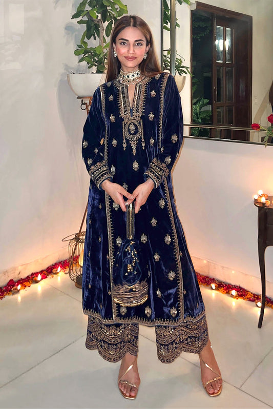 SHAFNUFAB Women's Georgette Ethnic Wear for WomenSemi Stitched PAKISTANI SUIT SF31211