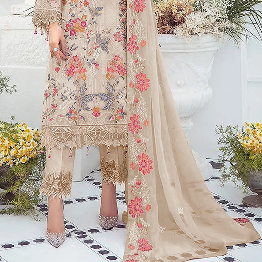 Shafnufab New Georgette FOUX GEORGETTE PAKISTANI SUITS