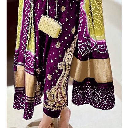 SHAFNUFAB Women's Georgette Ethnic Wear for WomenSemi StitchedSalwarSuit   SF201480  Diwali Outfit Bridal Multicolor  Colour Indian CasualWearSalwarSuit IN Eid