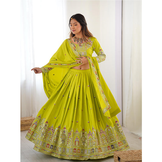 SHAFNUFAB Women's Georgette Ethnic Wear for WomenSemi StitchedSalwarSuit  SF201527