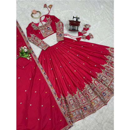 SHAFNUFAB Women's Georgette Ethnic Wear for WomenSemi StitchedSalwarSuit  SF201528