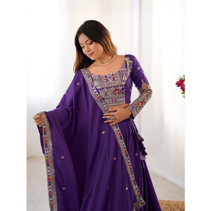 SHAFNUFAB Women's Georgette Ethnic Wear for WomenSemi StitchedSalwarSuit  SF201530