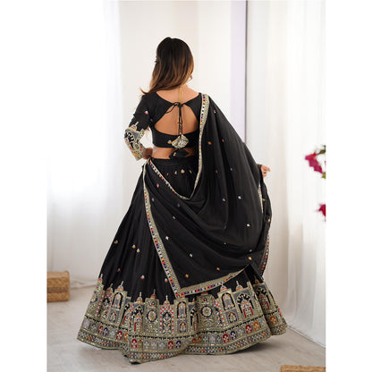 SHAFNUFAB Women's Georgette Ethnic Wear for WomenSemi StitchedSalwarSuit  SF201531