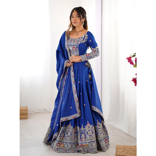 SHAFNUFAB Women's Georgette Ethnic Wear for WomenSemi StitchedSalwarSuit  SF201533