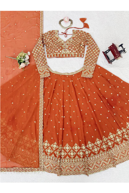 SHAFNUFAB Women's Georgette Ethnic Wear for WomenSemi StitchedSalwarSuit  SF201549