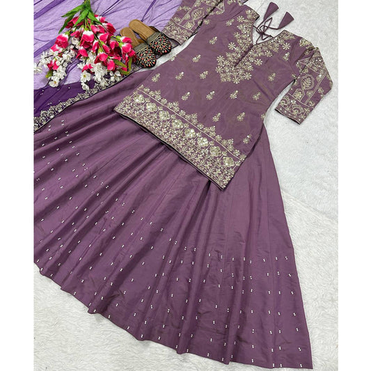 SHAFNUFAB Women's Georgette Ethnic Wear for WomenSemi StitchedSalwarSuit  SF201560