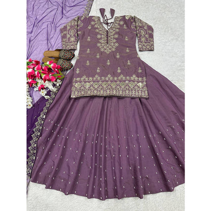 SHAFNUFAB Women's Georgette Ethnic Wear for WomenSemi StitchedSalwarSuit  SF201560