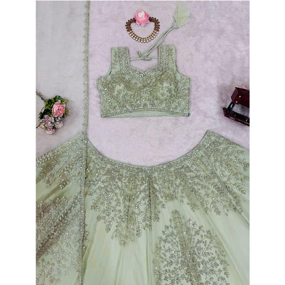 SHAFNUFAB Women's Georgette Ethnic Wear for WomenSemi Stitched sarara Suit Diwali Special SF201562