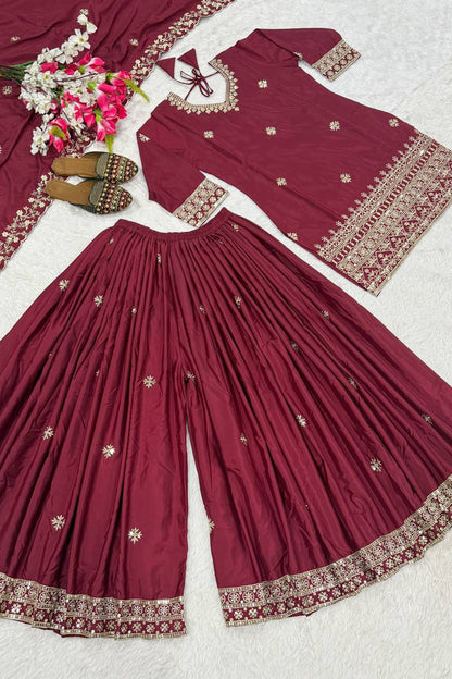 SHAFNUFAB Women's Georgette Ethnic Wear for WomenSemi StitchedSalwarSuit  SF241107
