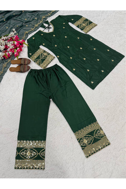SHAFNUFAB Women's Georgette Ethnic Wear for WomenSemi StitchedSalwarSuit  SF241116