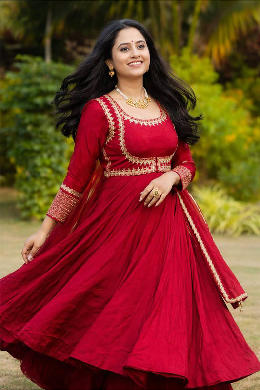 SHAFNUFAB Women's Georgette Ethnic Wear for WomenSemi StitchedSalwarSuit SF241130
