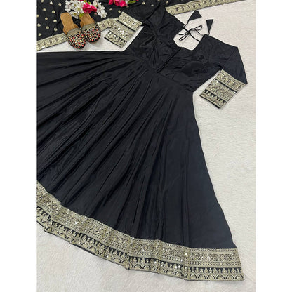 SHAFNUFAB Women's Georgette Ethnic Wear for WomenSemi StitchedSalwarSuit  SF24117