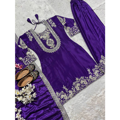 SHAFNUFAB Women's Georgette Ethnic Wear for WomenSemi StitchedSalwarSuit  SF24136