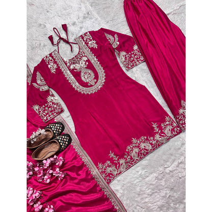 SHAFNUFAB Women's Georgette Ethnic Wear for WomenSemi StitchedSalwarSuit  SF24138