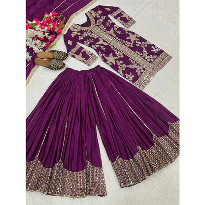 SHAFNUFAB Women's Georgette Ethnic Wear for WomenSemi StitchedSalwarSuit  SF24144