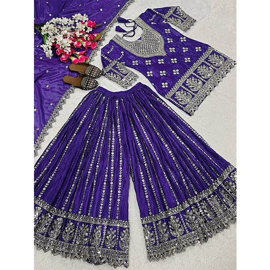 SHAFNUFAB Women's Georgette Ethnic Wear for WomenSemi StitchedSalwarSuit  SF24155