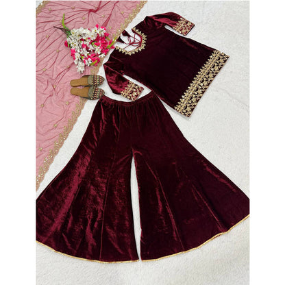 SHAFNUFAB Women's Georgette Ethnic Wear for WomenSemi StitchedSalwarSuit  SF24176