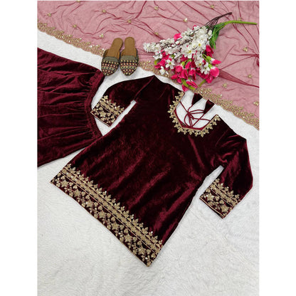SHAFNUFAB Women's Georgette Ethnic Wear for WomenSemi StitchedSalwarSuit  SF24176