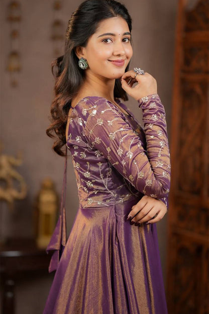 SHAFNUFAB Women's Georgette Ethnic Wear for WomenSemi StitchedSalwarSuit  SF24194