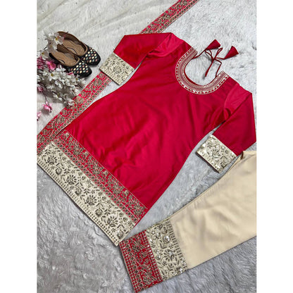 SHAFNUFAB Women's Georgette Ethnic Wear for WomenSemi StitchedSalwarSuit  SF251171