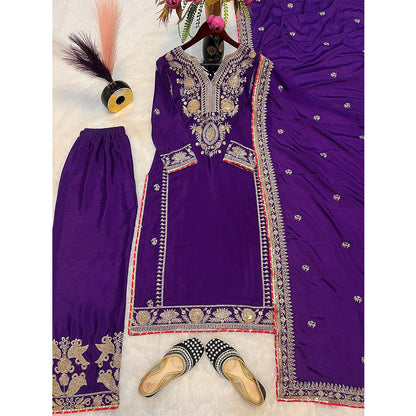 SHAFNUFAB Women's Georgette Ethnic Wear for WomenSemi StitchedSalwarSuit  SF251176