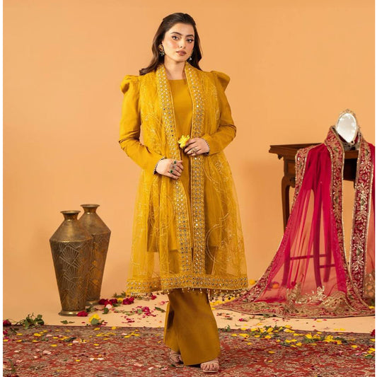SHAFNUFAB Women's Georgette Ethnic Wear for WomenSemi StitchedSalwarSuit  SF251210