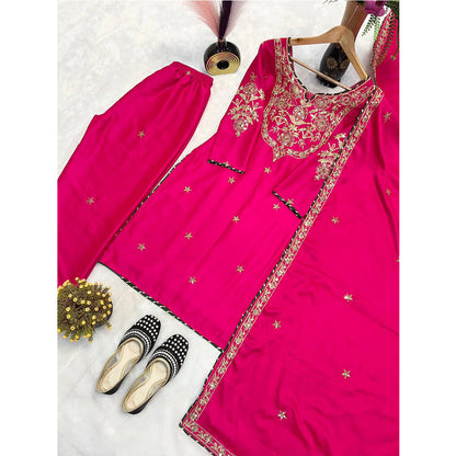 SHAFNUFAB Women's Georgette Ethnic Wear for WomenSemi StitchedSalwarSuit  SF251217