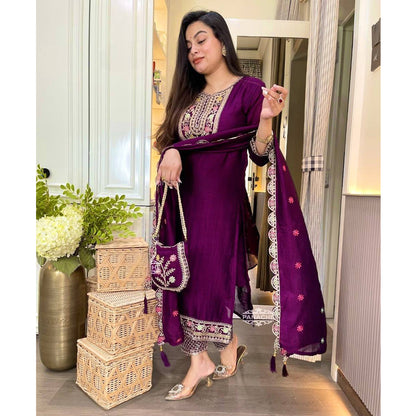 SHAFNUFAB Women's Georgette Ethnic Wear for WomenSemi StitchedSalwarSuit  SF251222