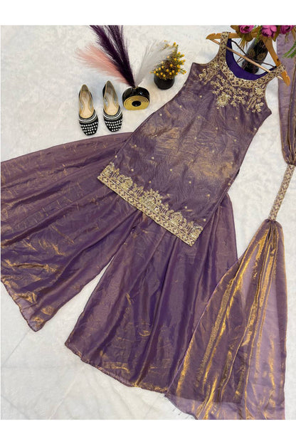 SHAFNUFAB Women's Georgette Ethnic Wear for WomenSemi StitchedSalwarSuit  SF251263