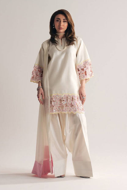SHAFNUFAB Women's Georgette Ethnic Wear for WomenSemi StitchedSalwarSuit  SF251298