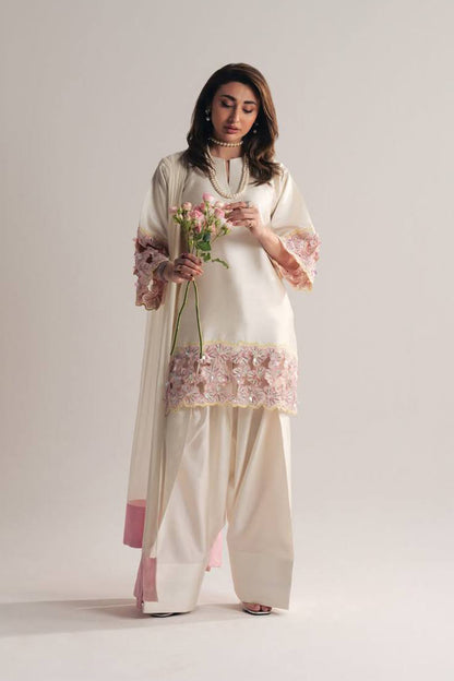 SHAFNUFAB Women's Georgette Ethnic Wear for WomenSemi StitchedSalwarSuit  SF251324
