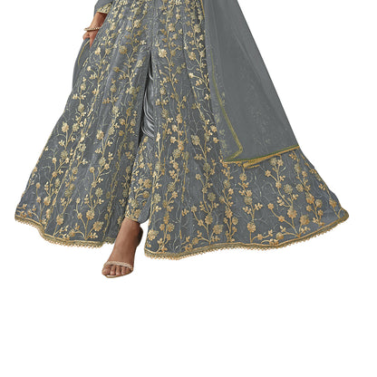 SHAFNUFAB Women's Georgette Ethnic Wear for WomenSemi StitchedSalwarSuit   SF271162