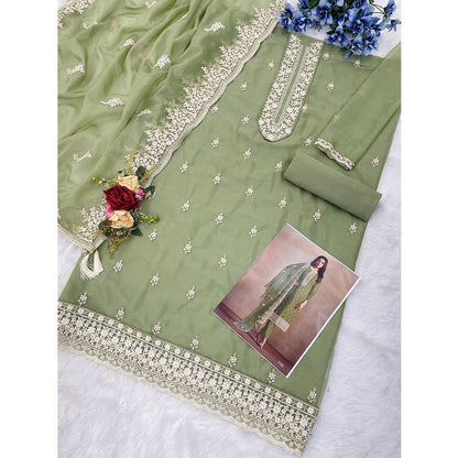 SHAFNUFAB Women's Georgette Ethnic Wear for WomenSemi StitchedSalwarSuit  SF271259