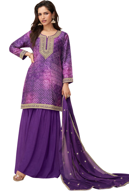 SHAFNUFAB Women's Georgette Ethnic Wear for WomenSemi StitchedSalwarSuit Pakistani Suit  SF271408