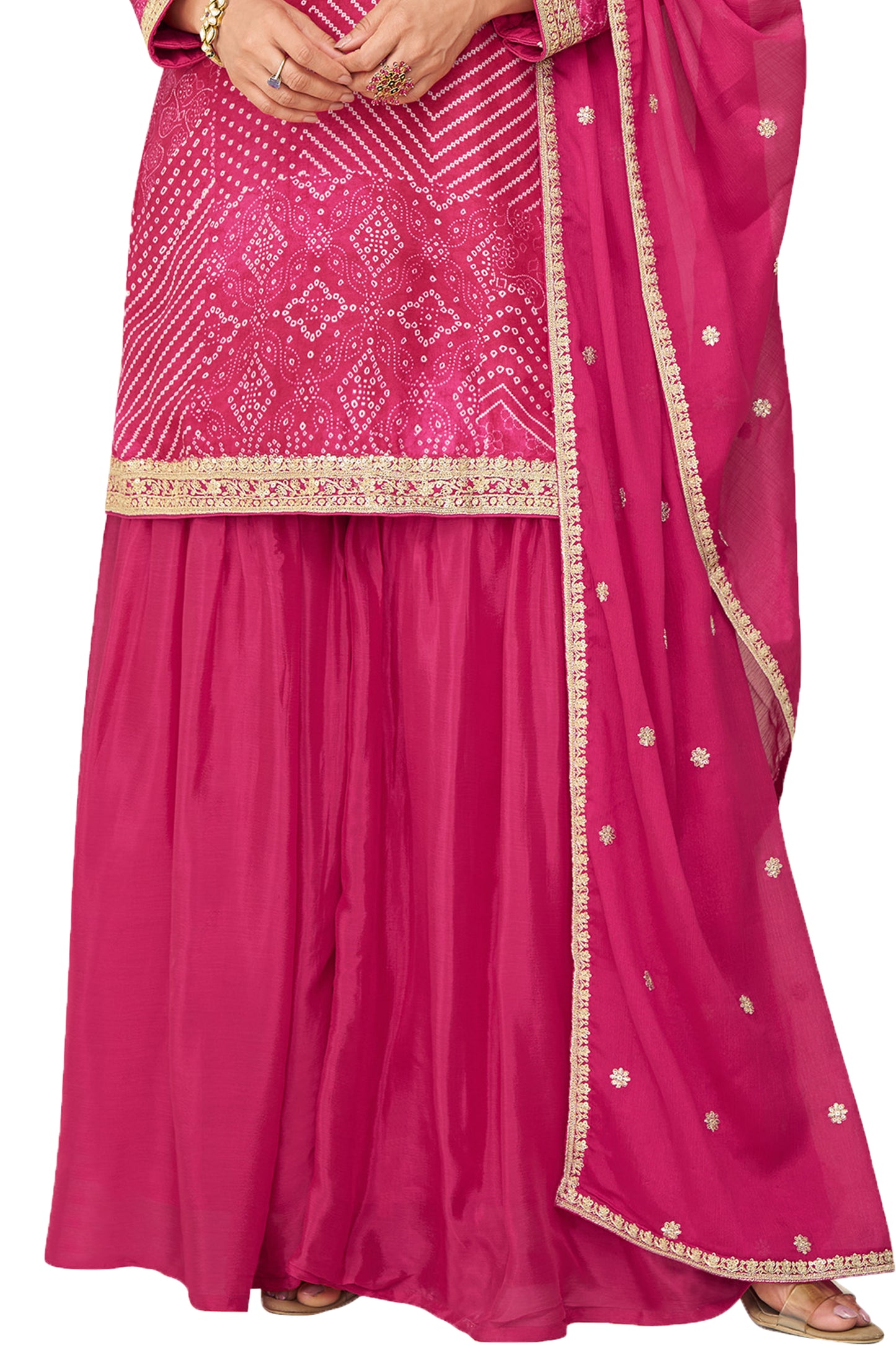 SHAFNUFAB Women's Georgette Ethnic Wear for WomenSemi StitchedSalwarSuit Pakistani Suit  SF271409