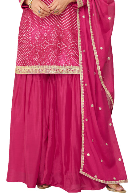 SHAFNUFAB Women's Georgette Ethnic Wear for WomenSemi StitchedSalwarSuit Pakistani Suit  SF271409
