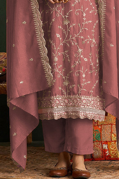SHAFNUFAB Women's Georgette Ethnic Wear for WomenSemi Stitched PAKISTANI SUIT SF311395