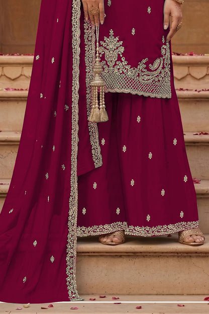 SHAFNUFAB Women's Georgette Ethnic Wear for WomenSemi Stitched PAKISTANI SUIT SF311402