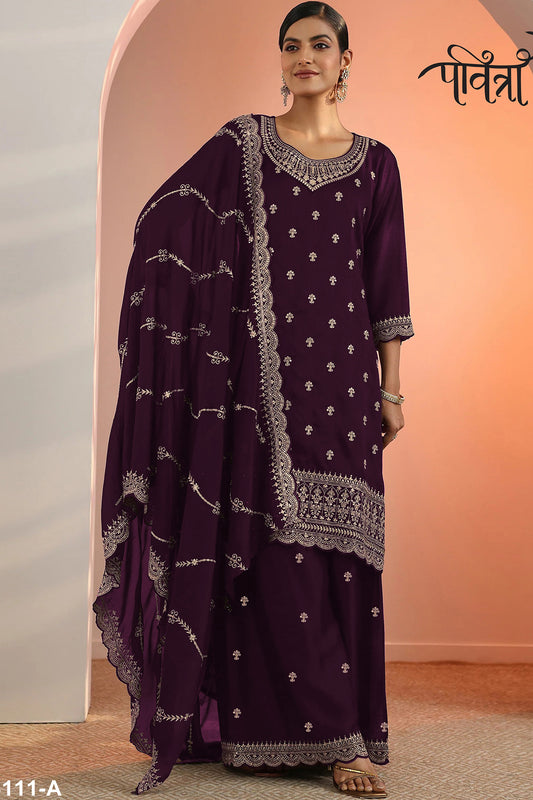SHAFNUFAB Women's Georgette Ethnic Wear for WomenSemi Stitched PAKISTANI SUIT SF311404