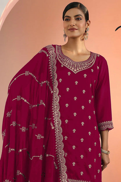 SHAFNUFAB Women's Georgette Ethnic Wear for WomenSemi Stitched PAKISTANI SUIT SF311405