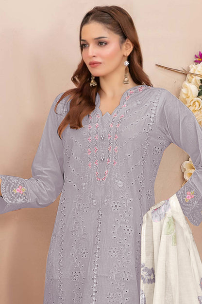SHAFNUFAB Women's Georgette Ethnic Wear for WomenSemi Stitched PAKISTANI SUIT SF311409