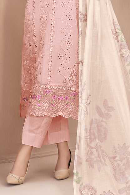 SHAFNUFAB Women's Georgette Ethnic Wear for WomenSemi Stitched PAKISTANI SUIT SF311410