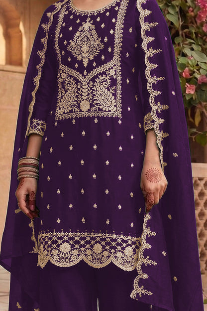 SHAFNUFAB Women's Georgette Ethnic Wear for WomenSemi Stitched PAKISTANI SUIT SF311421
