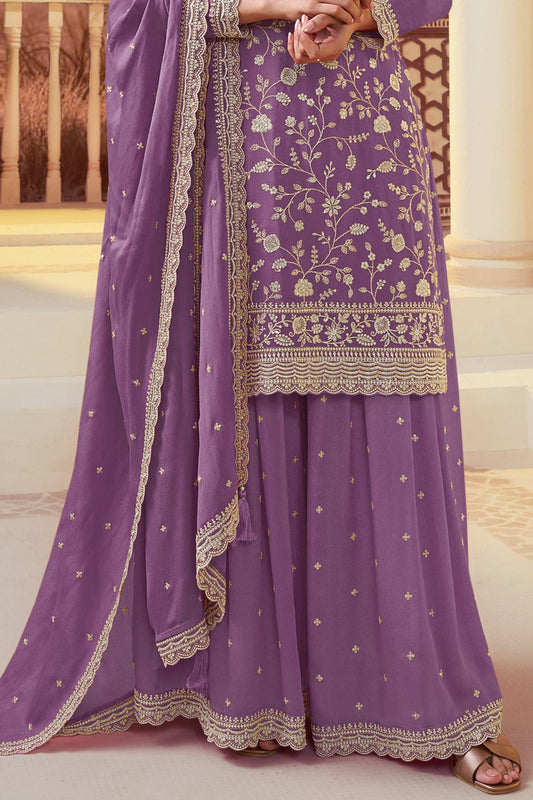 SHAFNUFAB Women's Georgette Ethnic Wear for WomenSemi Stitched sarara Suit Pakistani Suit  SF311527