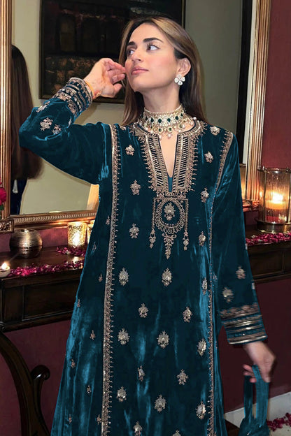 SHAFNUFAB Women's Georgette Ethnic Wear for WomenSemi Stitched PAKISTANI SUIT SF31208