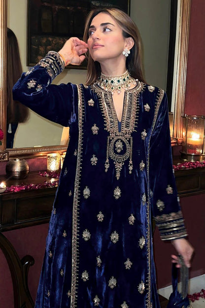 SHAFNUFAB Women's Georgette Ethnic Wear for WomenSemi Stitched PAKISTANI SUIT SF31211