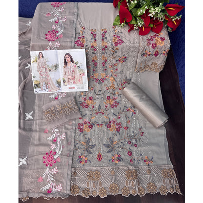 Shafnufab New Georgette FOUX GEORGETTE PAKISTANI SUITS