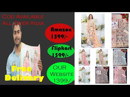Shafnufab New Georgette FOUX GEORGETTE PAKISTANI SUITS